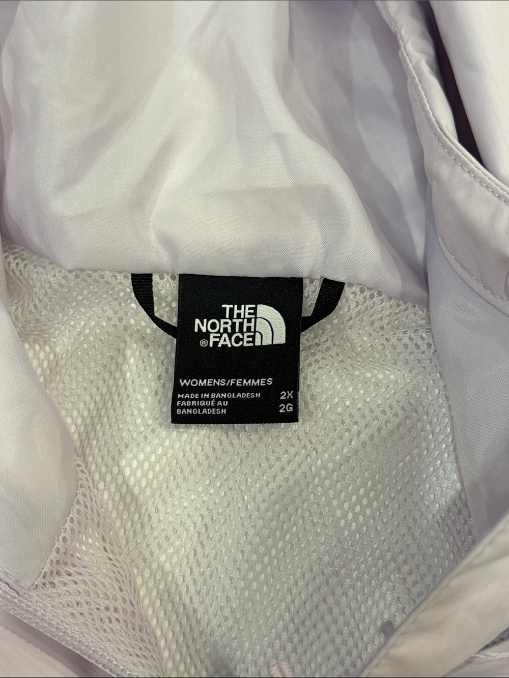 The North Face Lavender Hooded Rain Jacket Women’s 2X - Picture 8 of 9